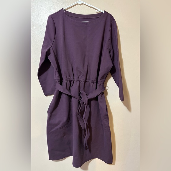 Duluth Trading Co Ponte Pro Knit 3/4 Sleeve Dress size XL - Picture 1 of 6